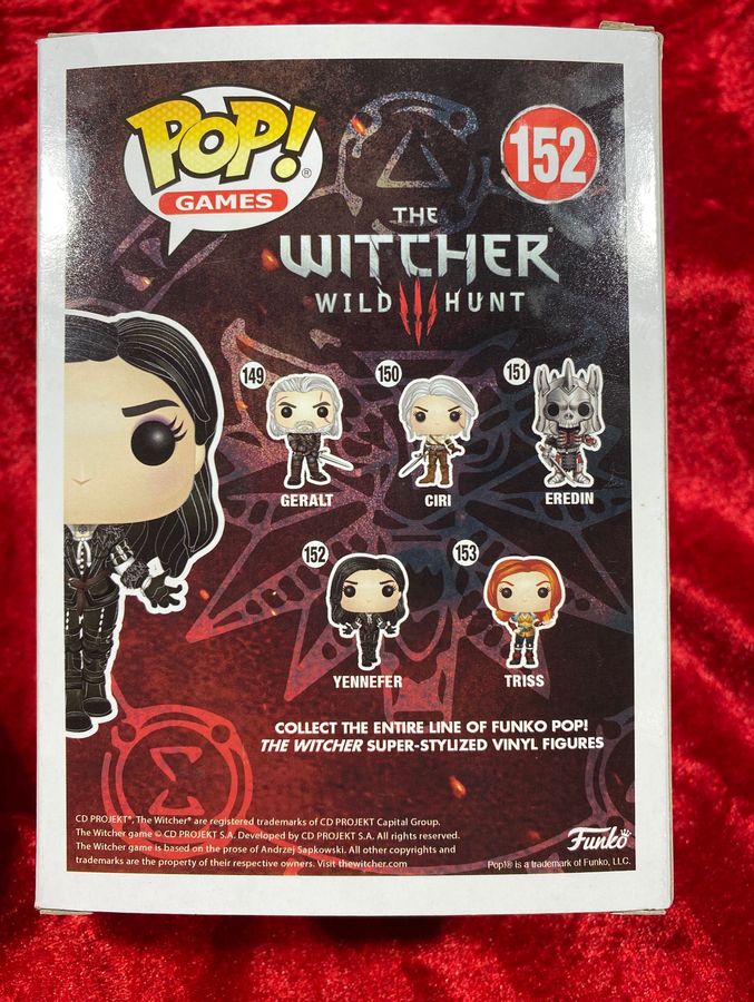 The Witcher III Wild Hunt Yennefer #152 Funko Pop