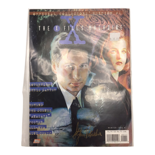 The X-Files Magazine #1A Winter 1996 – Signed & Numbered Deluxe Edition