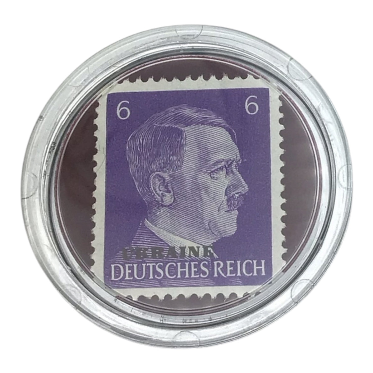 Third Reich Coin Set w/ German Occupied Ukraine Stamp featuring Adolf Hilter
