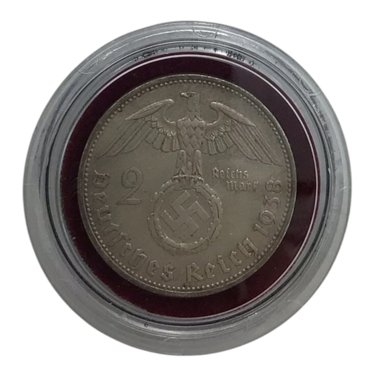 Third Reich Coin Set w/ German Occupied Ukraine Stamp featuring Adolf Hilter