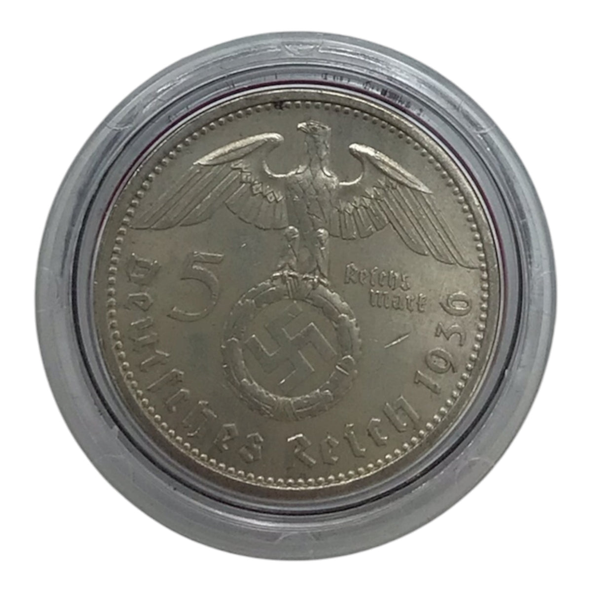 Third Reich Coin Set w/ German Occupied Ukraine Stamp featuring Adolf Hilter