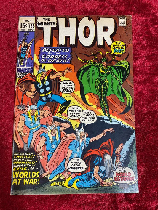 Thor #186- 'Worlds at War"- VG+