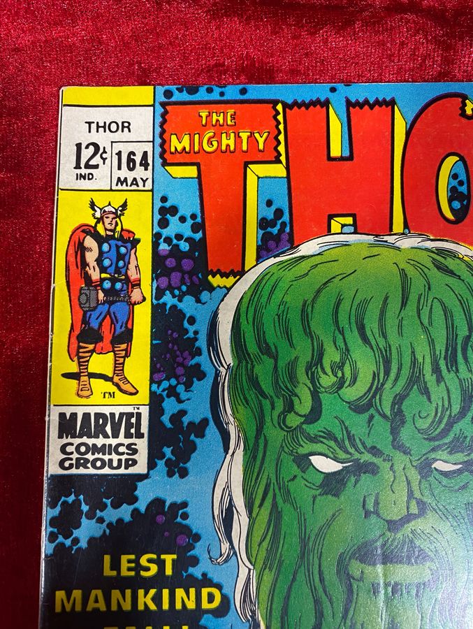 Thor#164- Cameo by Adam Warlock (still in cocoon)- VG