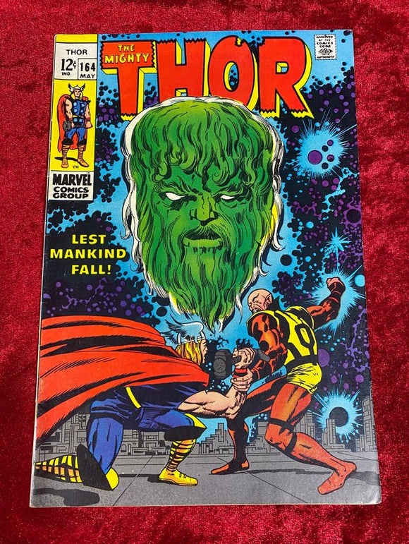 Thor#164- Cameo by Adam Warlock (still in cocoon)- VG