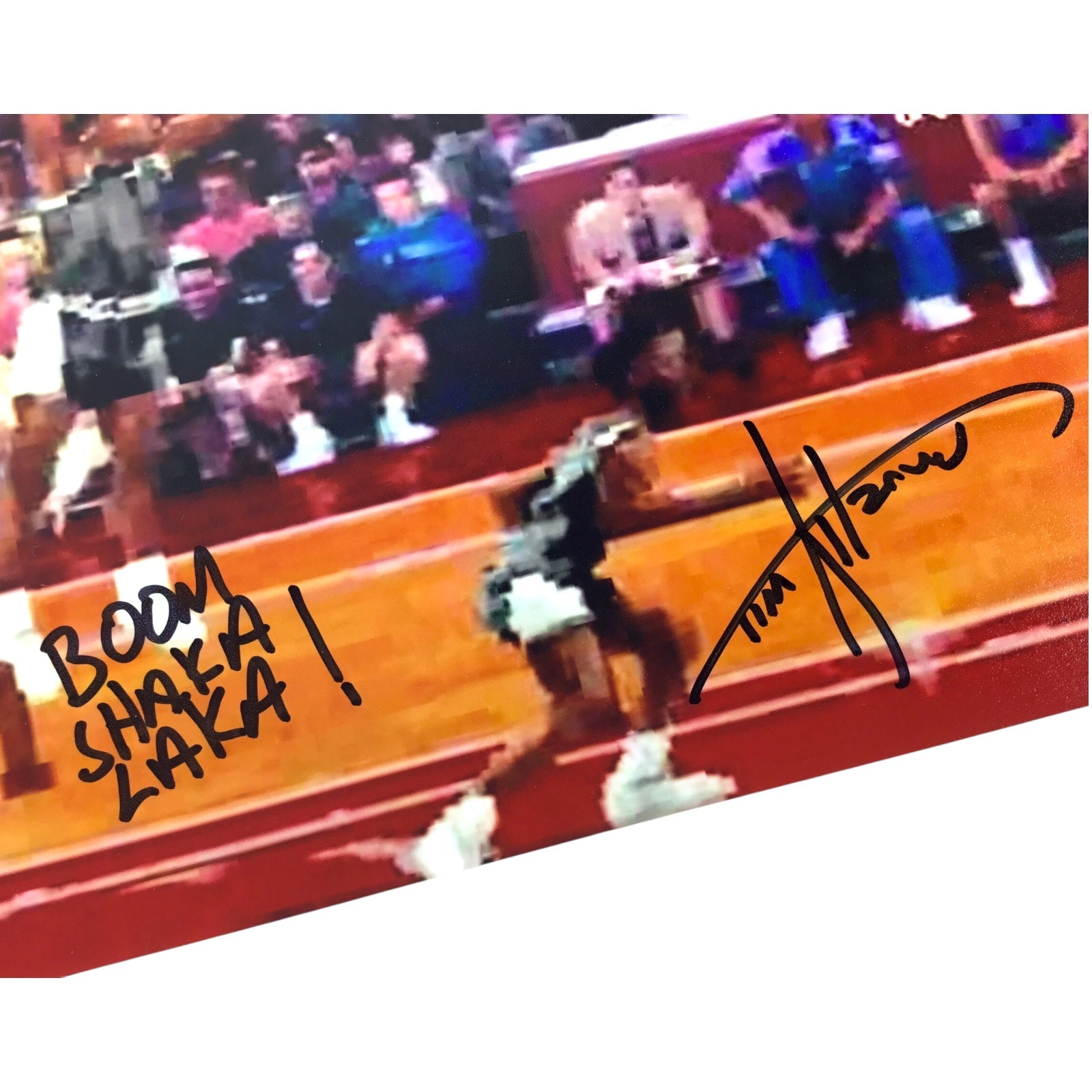 Tim Kitzrow Signed 8x10 NBA Jam Photo (Beckett Certified)