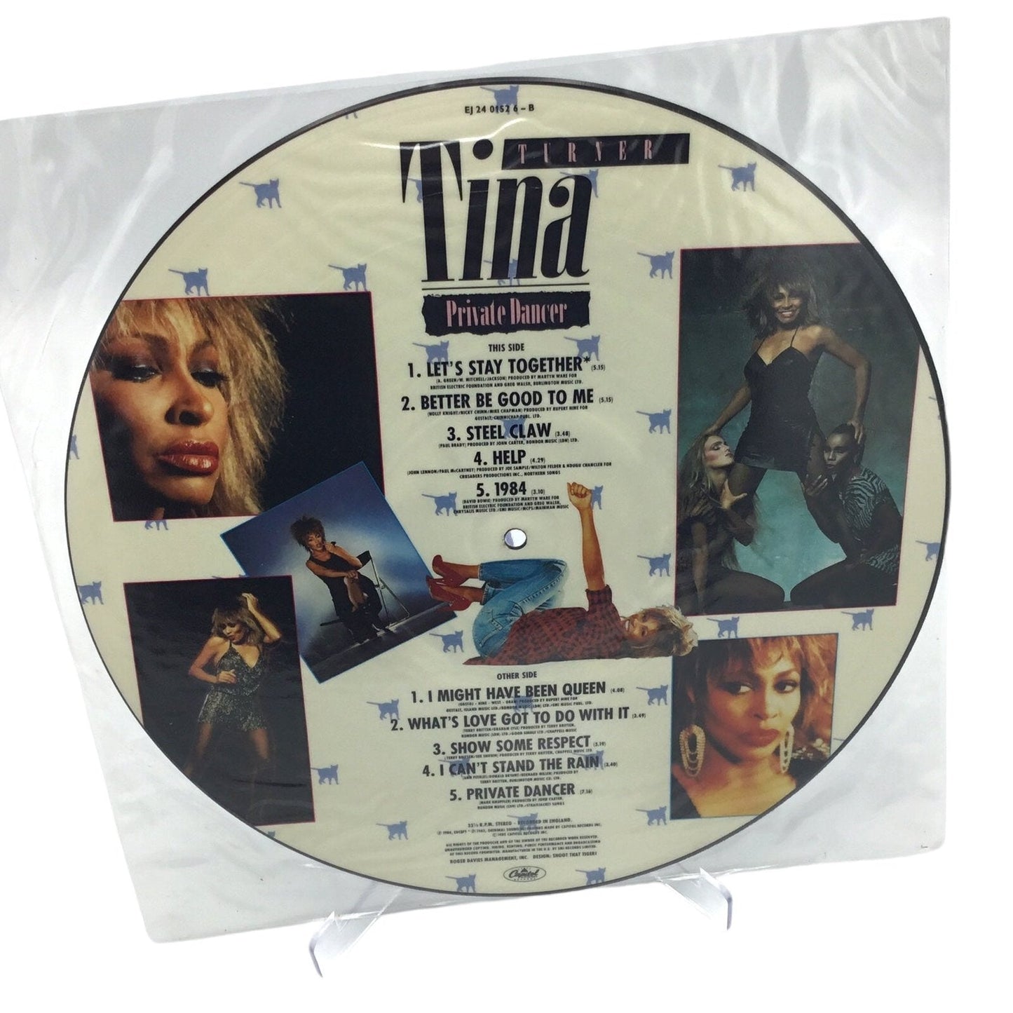 Tina Turner - ‎Private Dancer 1984 UK Capitol 10-Track Picture Disc LP 1984