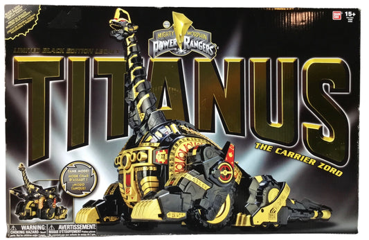 Titanus Black edition - Mighty Morphin' Power Rangers Legacy - New In Sealed Box