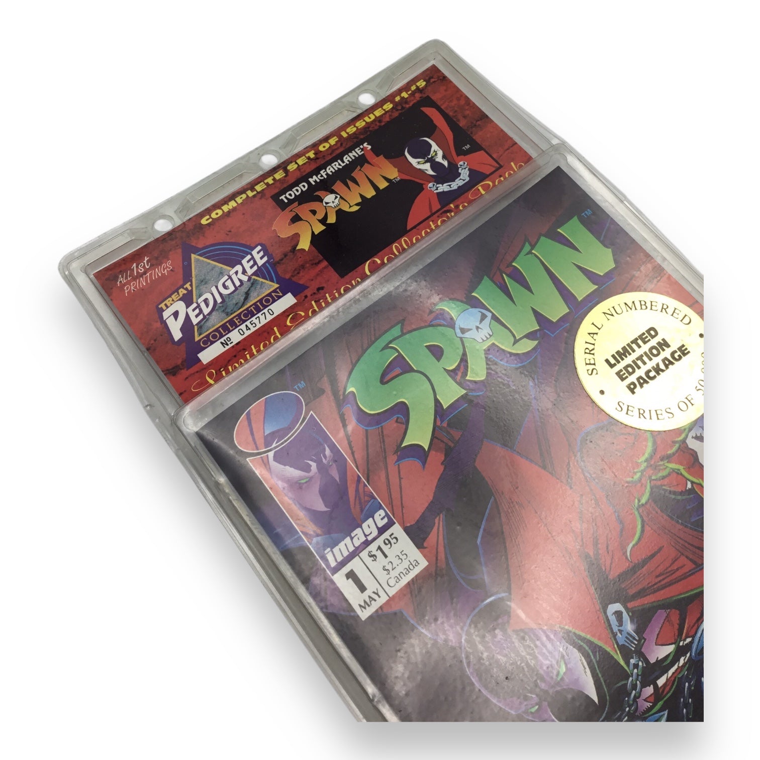 Todd McFarlane's SPAWN 1-5 First Printings - Limited Edition Package Numbered