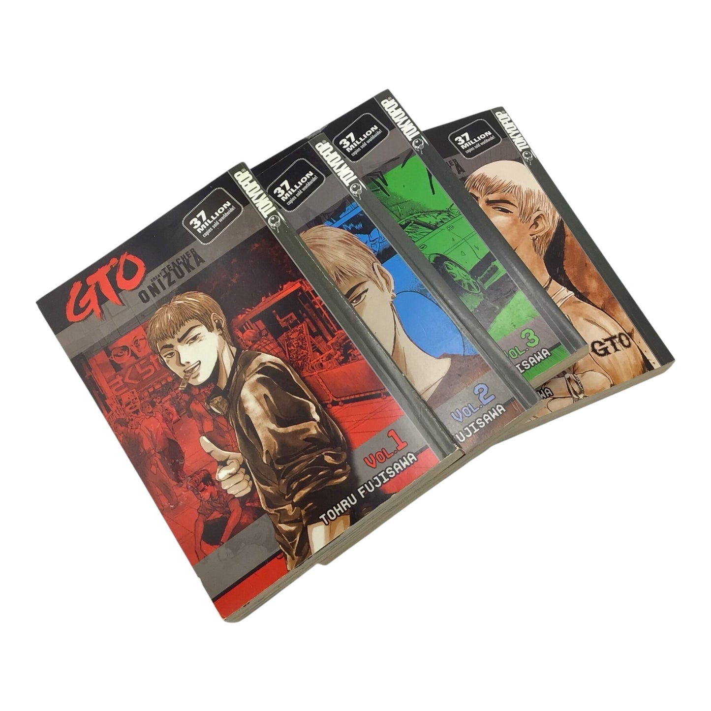 TokyoPop GTO: Great Teacher Onizuka Manga Collection Volumes 1–4