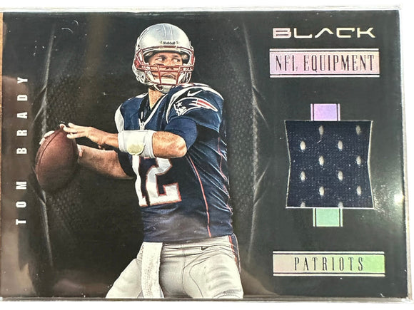 Tom Brady Black Game Used Patch Card #24 44/49