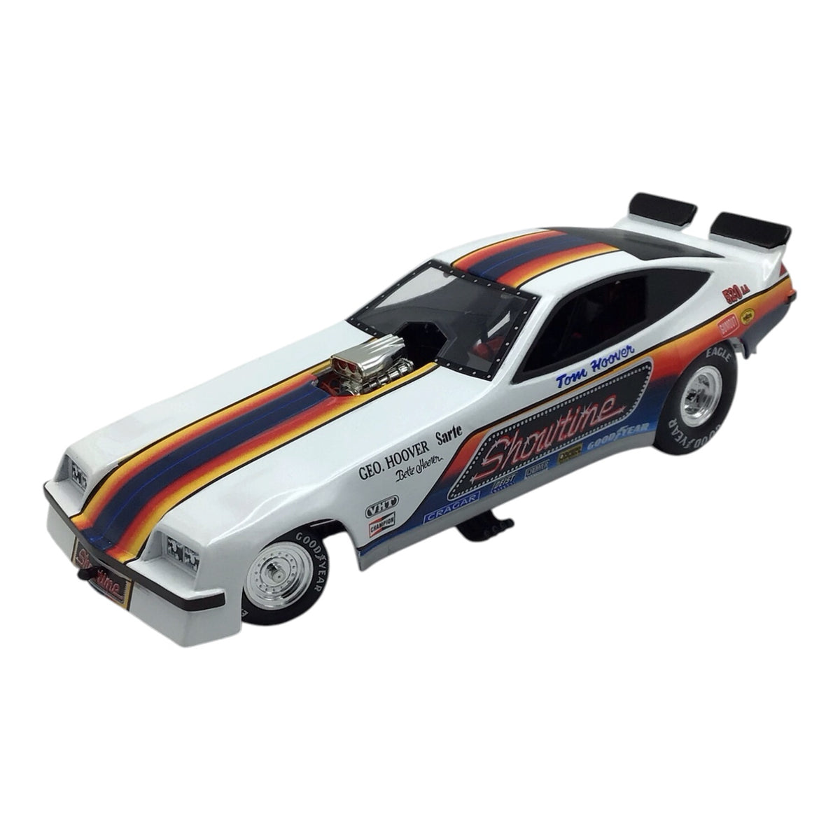 Tom Hoover Showtime 1975 Chevy Monza Funny Car Diecast Model Car