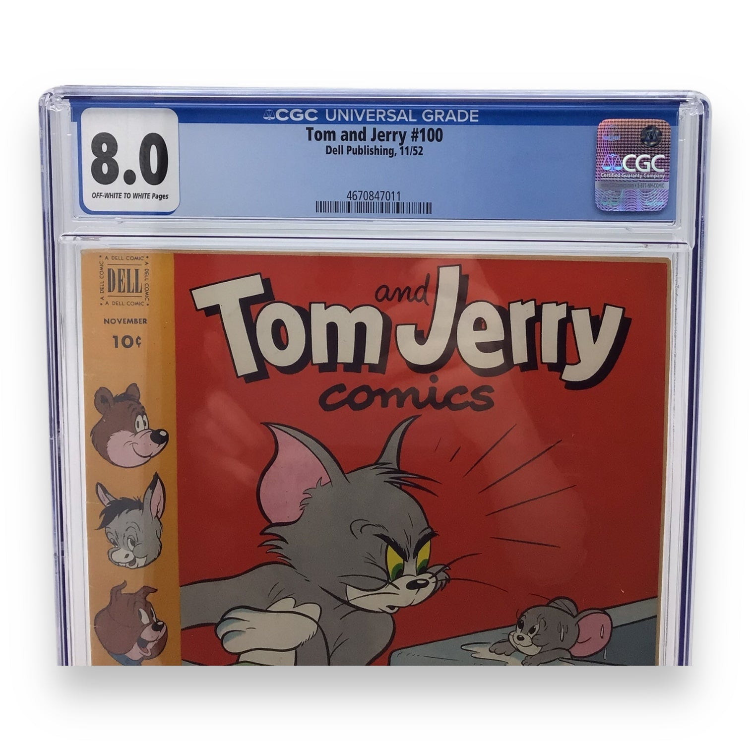 Tom and Jerry Comics #100 - CGC Graded 8.0