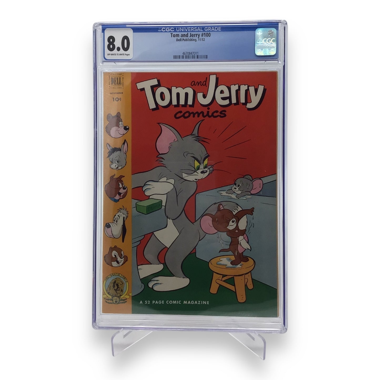 Tom and Jerry Comics #100 - CGC Graded 8.0