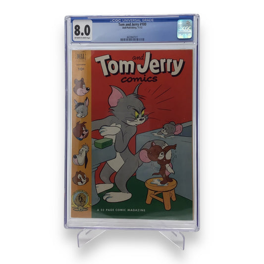 Tom and Jerry Comics #100 - CGC Graded 8.0