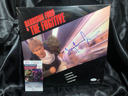 Tommy Lee Jones autographed Fugitive Laser Disc w/ JSA Certification