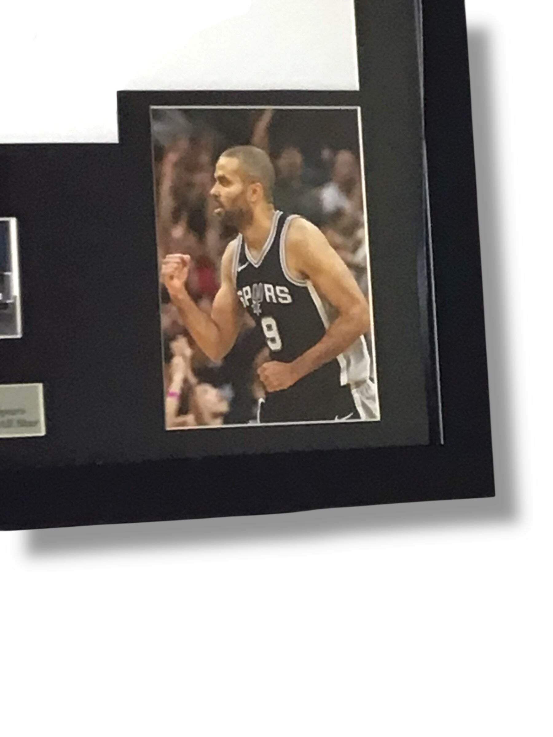 Tony Parker Framed Authentic NBA Signed Autographed Jersey w/ JSA Cert.