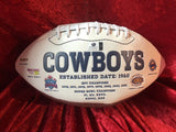 Tony Romo Cowboys Certified Authentic Autographed Football Shadowbox