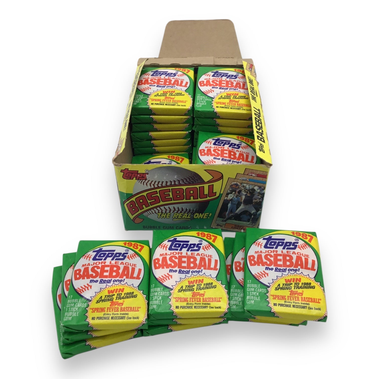 Topps 1987 Baseball Wax Box 36 Sealed Packs