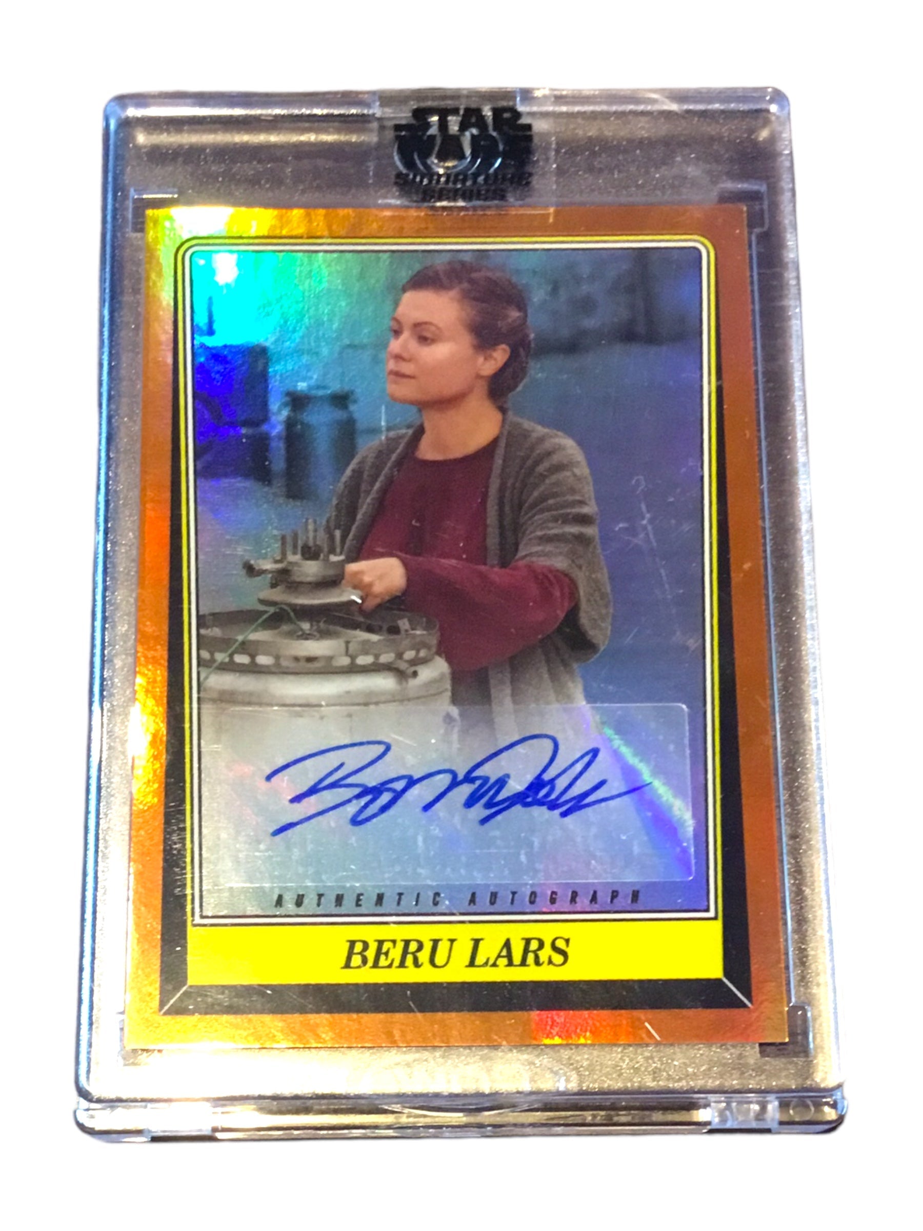 Topps Star Wars Signature Series Bonnie Piesse/ Beru Lars Autographed Card 7/10