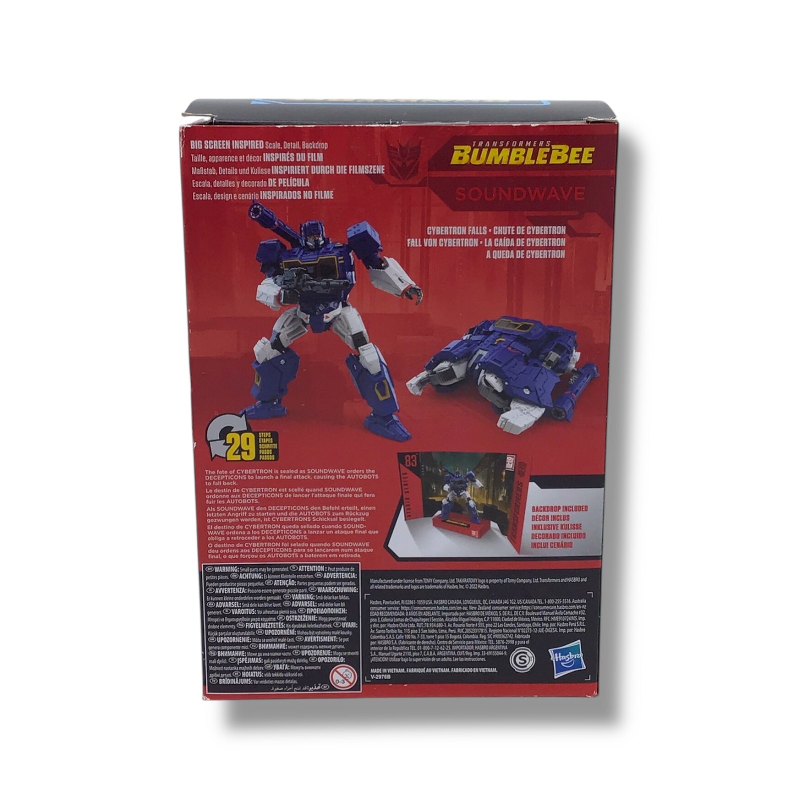 Transformers: Bumblebee Studio Series - Soundwave (83) Action Figure | Hasbro/Takara Tomy