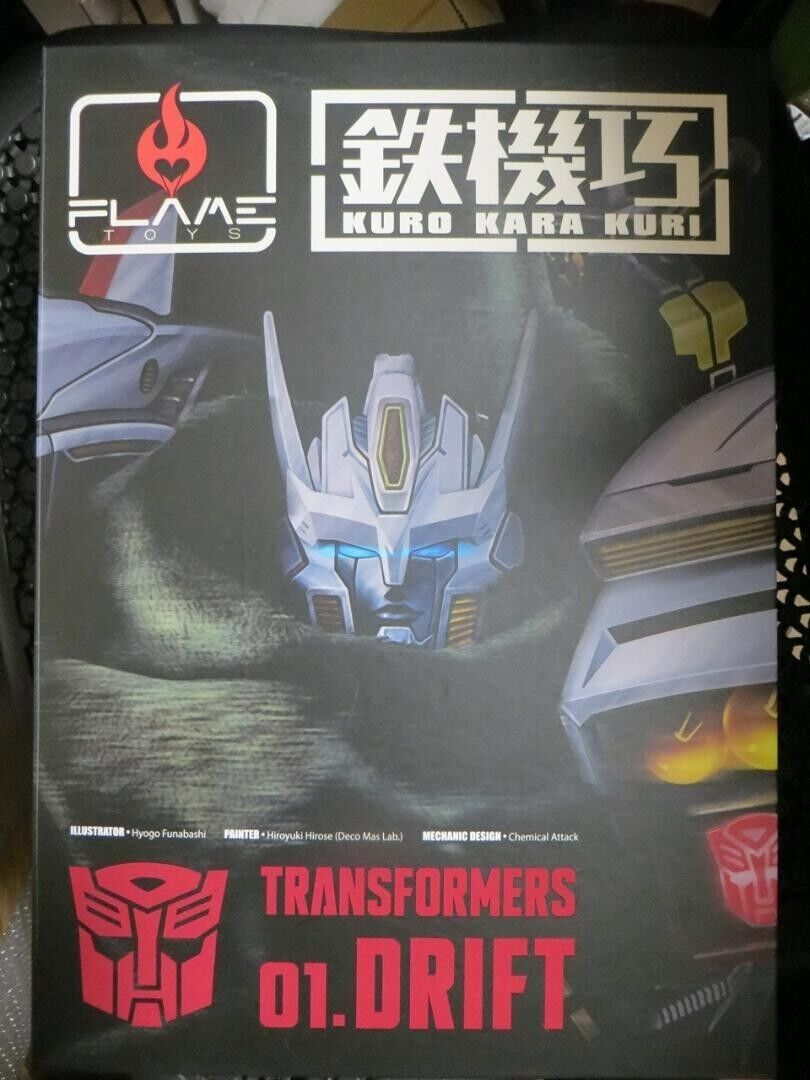 Transformers Kuro Kara Kuri #01 DRIFT BY FLAME TOYS Action Figure