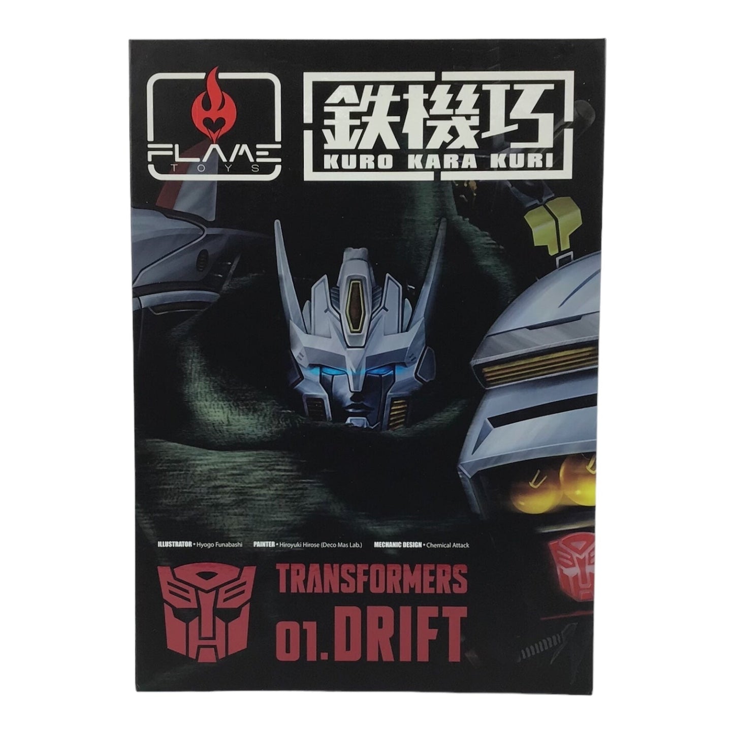 Transformers Kuro Kara Kuri #01 DRIFT BY FLAME TOYS Action Figure