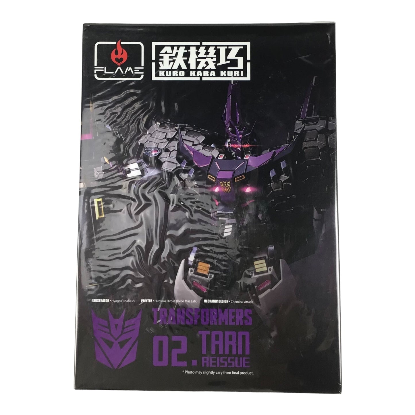 Transformers Kuro Kara Kuri #02TARN REISSUE BY FLAME TOYS Action Figure