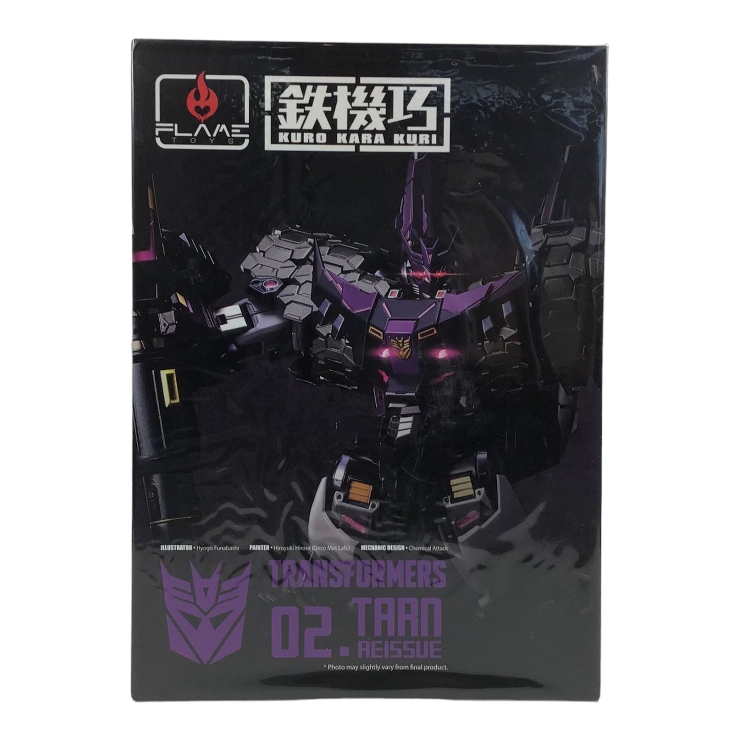 Transformers Kuro Kara Kuri #02TARN REISSUE BY FLAME TOYS Action Figure