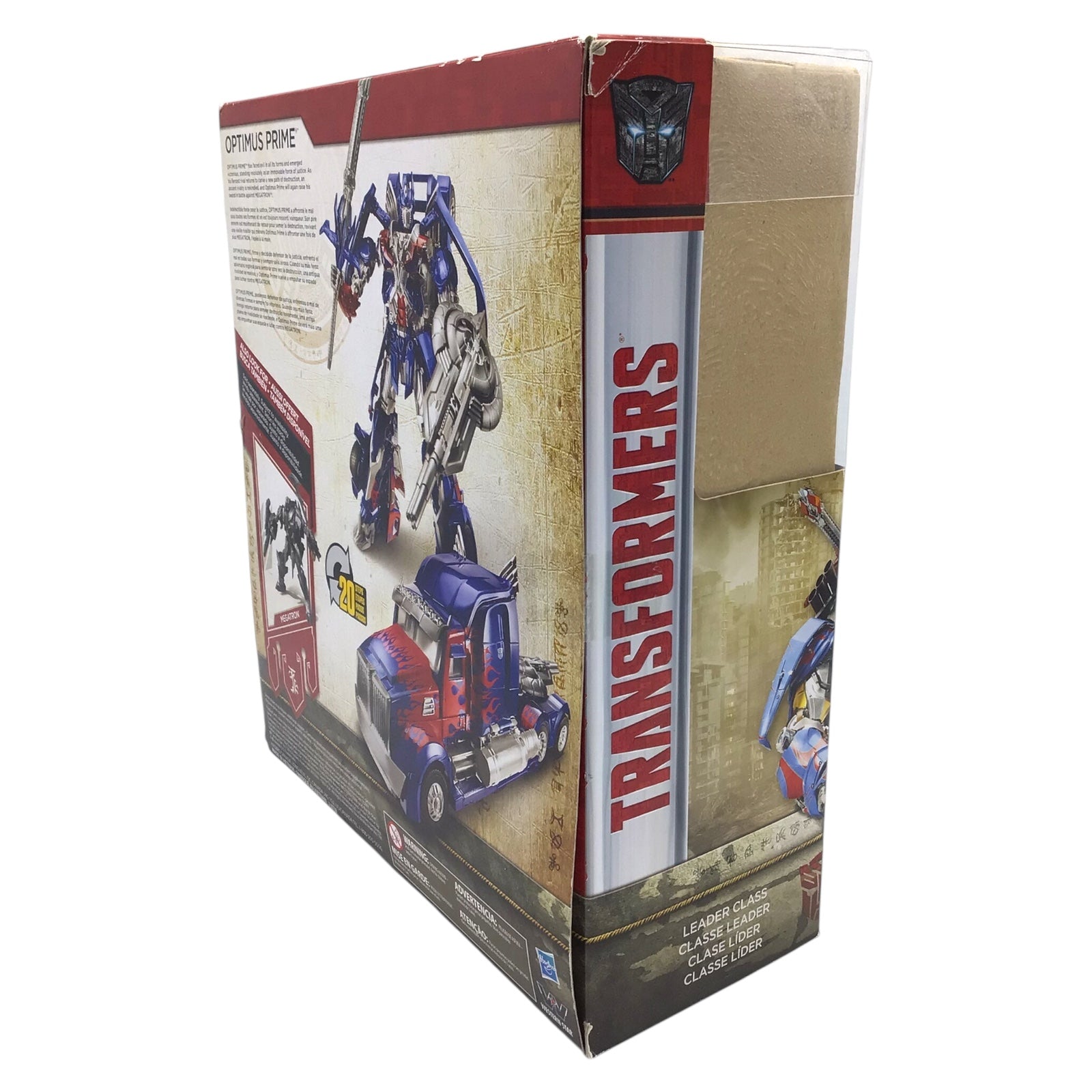 Transformers The Last Knight Optimus Prime Leader Class Premier Edition, Open Box