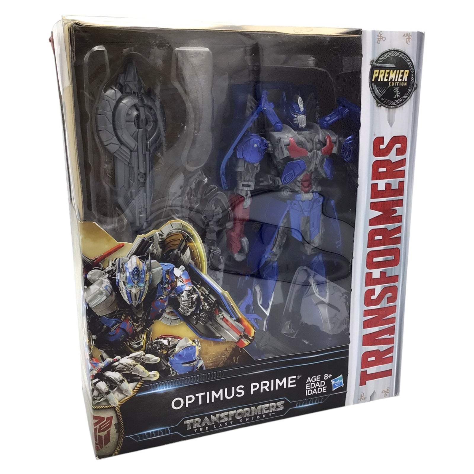 Transformers The Last Knight Optimus Prime Leader Class Premier Edition, Open Box