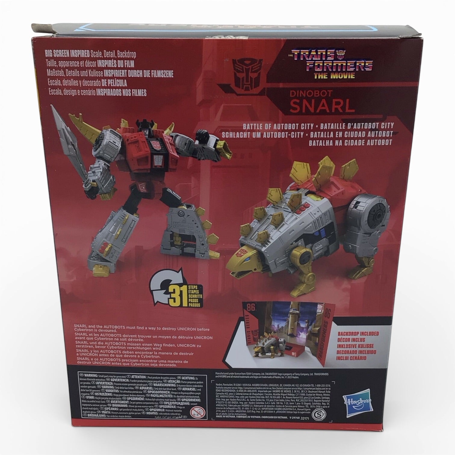Transformers The Movie Studio Series 86 Dinobot Snarl - Hasbro 2023