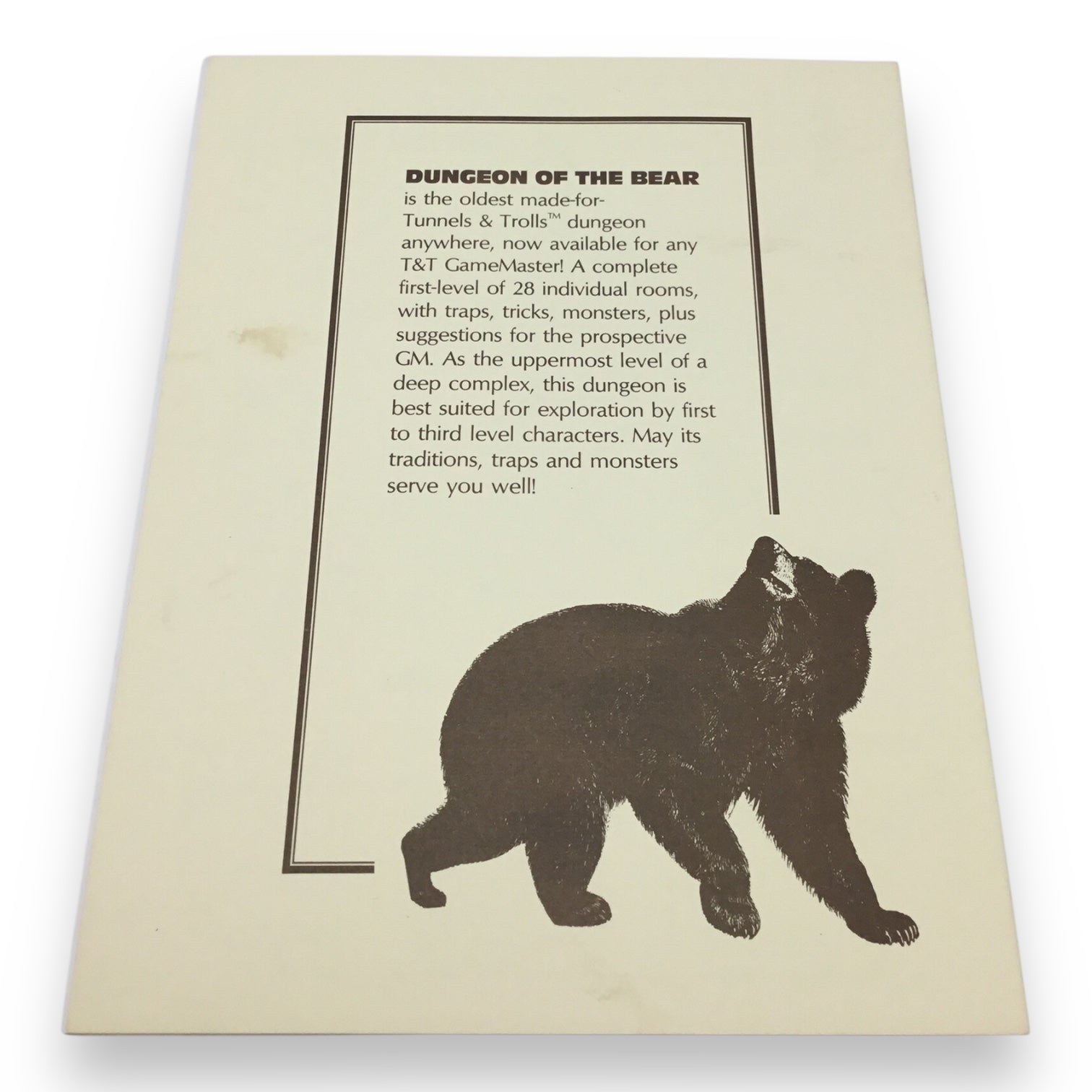 Tunnels & Trolls 5th Printing 1980 - Role Playing Game