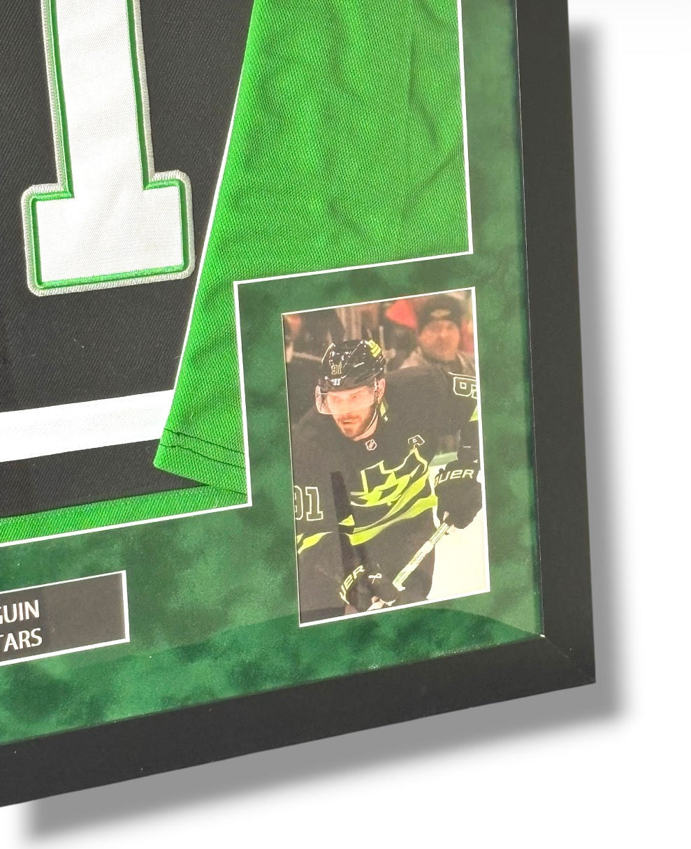 Tyler Seguin Autographed & Framed Jersey w/ PSA Authentication