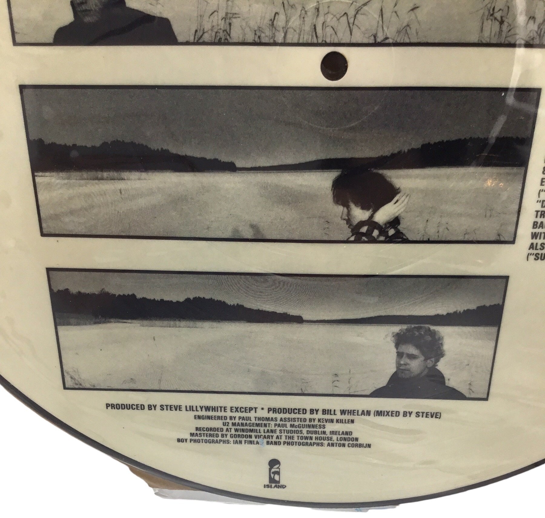 U2 WAR ピクチャーレコード ピクチャーディスク 1983年 初版 LP U2 War Picture Disc LP Black Rim Rare Item Limited Edition
