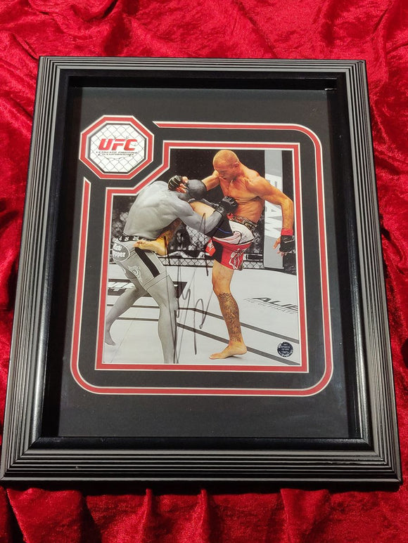 UFC Framed Autographed Photo Donald 