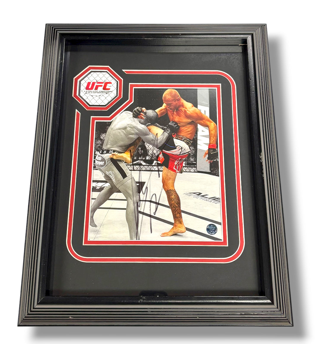 UFC Framed & Autographed Photo of Donald "Cowboy" Cerrone Certified by J&T Sports