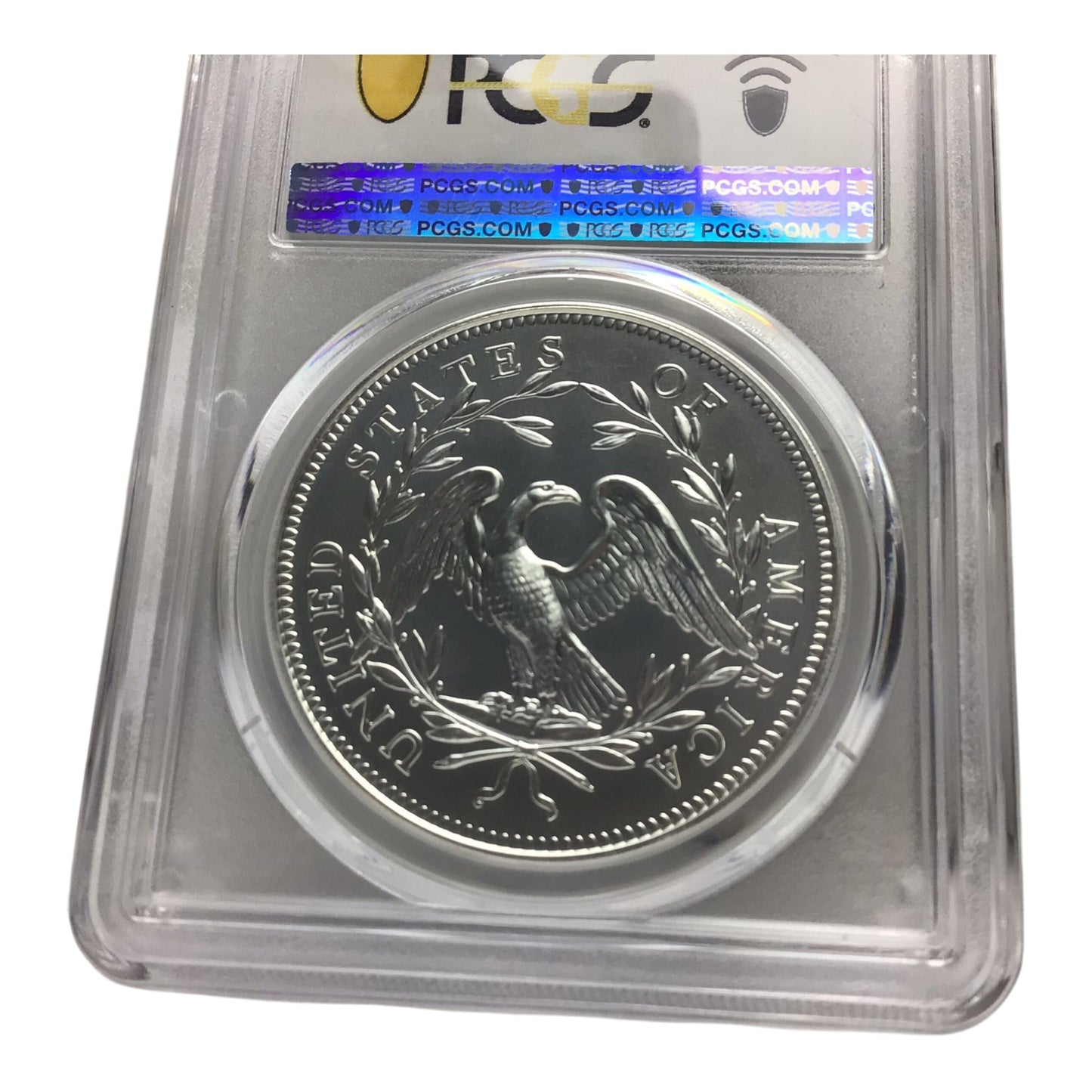 US Mint 230th Anniversary Flowing Hair Dollar Silver Coin PCGS MS70