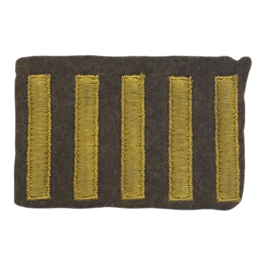 US WW2 Overseas Services Bars Patch (30 months)