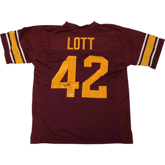 USC Trojans Ronnie Lott #42 Nike Embroidered Signed Jersey (Size 52 / XL, Excellent Condition)