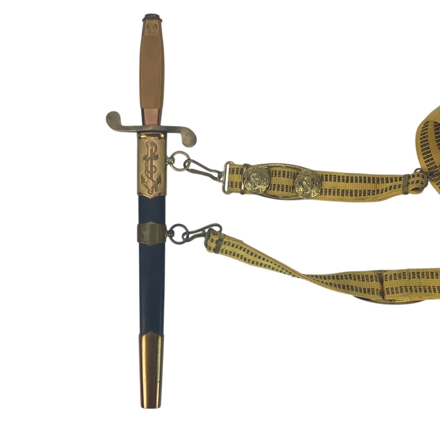 USSR Cold War Naval Officer's Dagger w/ Belt and Hangers