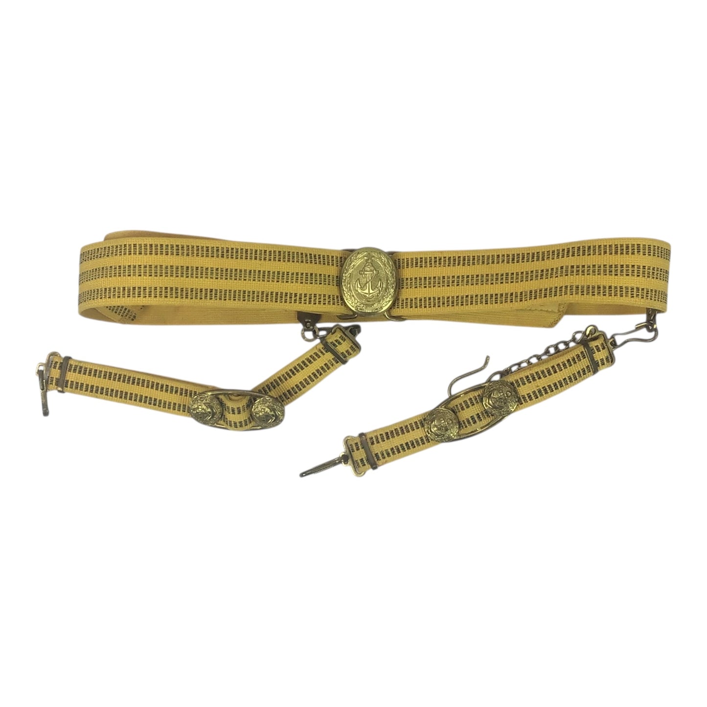 USSR Cold War Naval Officer's Parade Belt and Hangar Set
