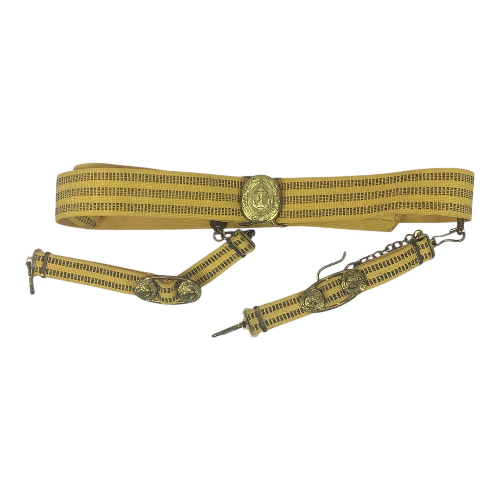 USSR Cold War Naval Officer's Parade Belt and Hangar Set