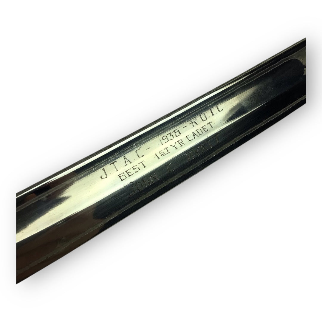 U.S. 1902 Pattern Army Officer’s Saber - Named & Engraved, WW2-Era