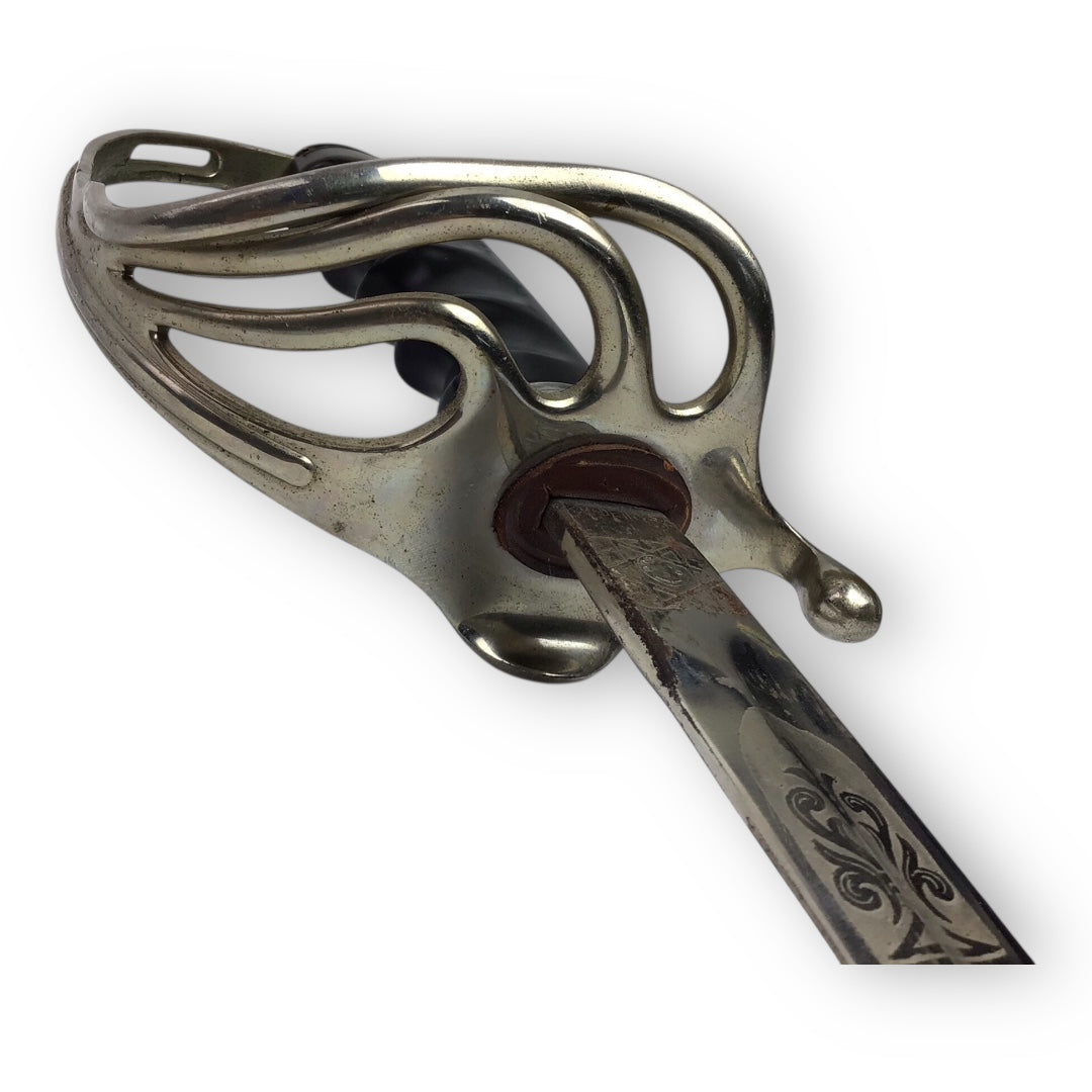 U.S. 1902 Pattern Army Officer’s Saber - Named & Engraved, WW2-Era