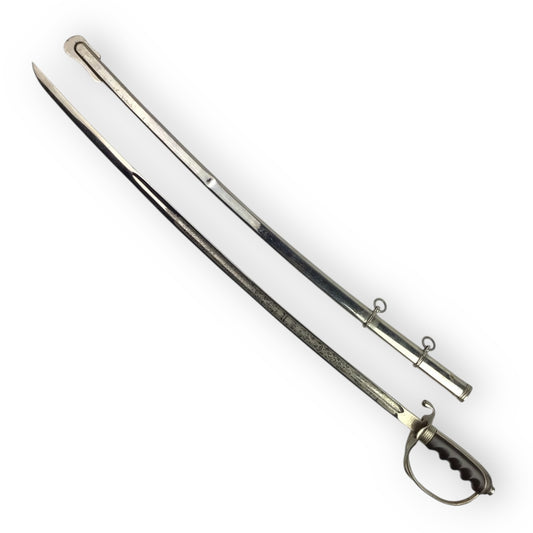 U.S. 1902 Pattern Army Officer’s Saber - Named & Engraved, WW2-Era