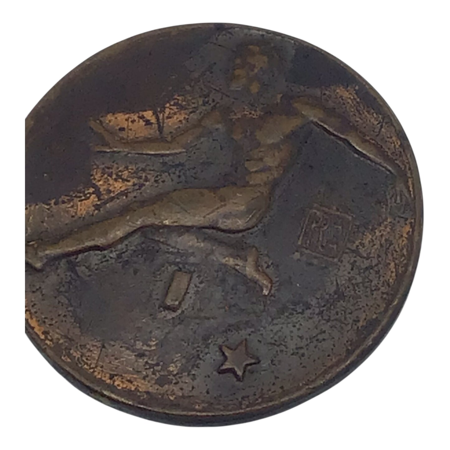 U.S. 1912 Playground & Recreation Association of America Screwback Membership Button