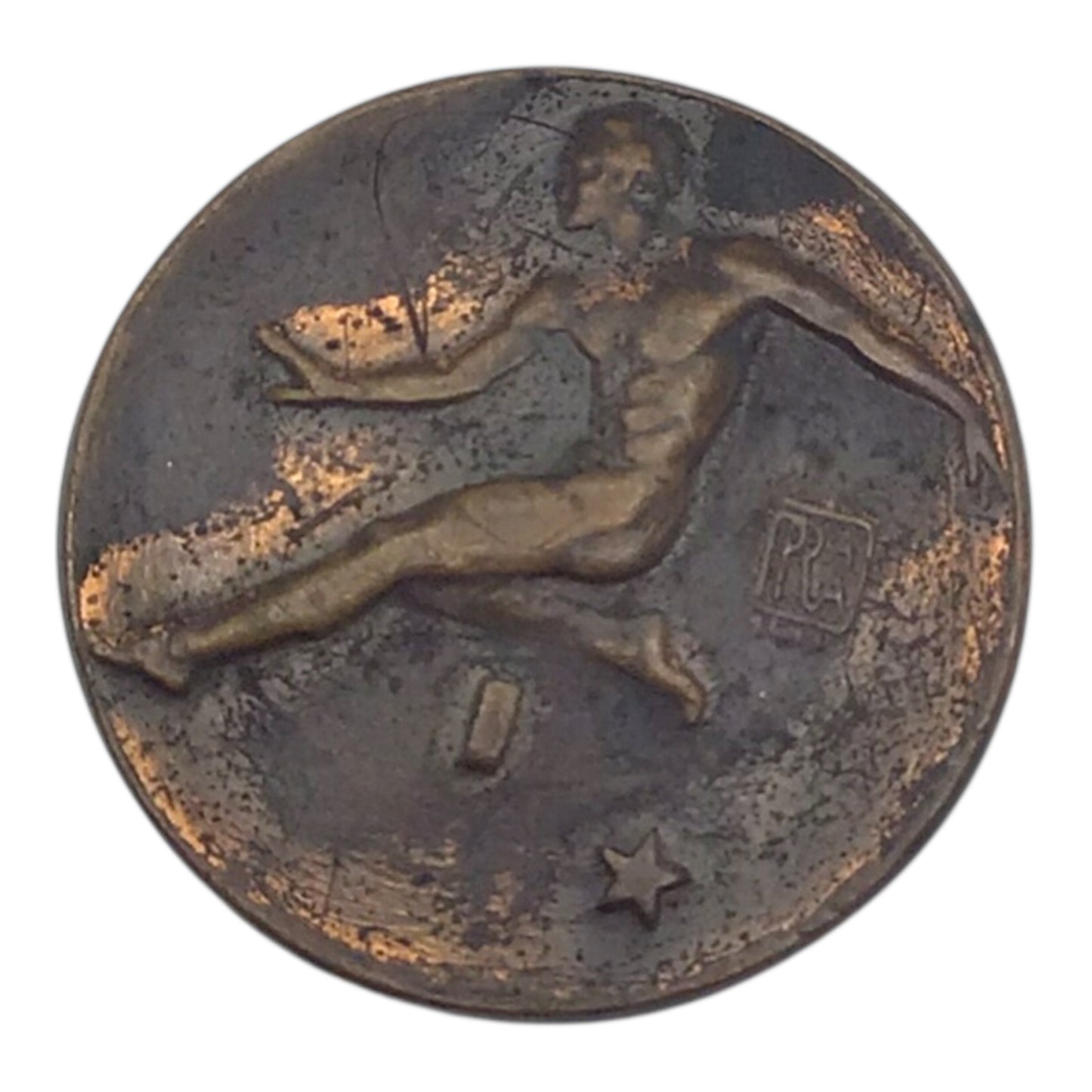 U.S. 1912 Playground & Recreation Association of America Screwback Membership Button