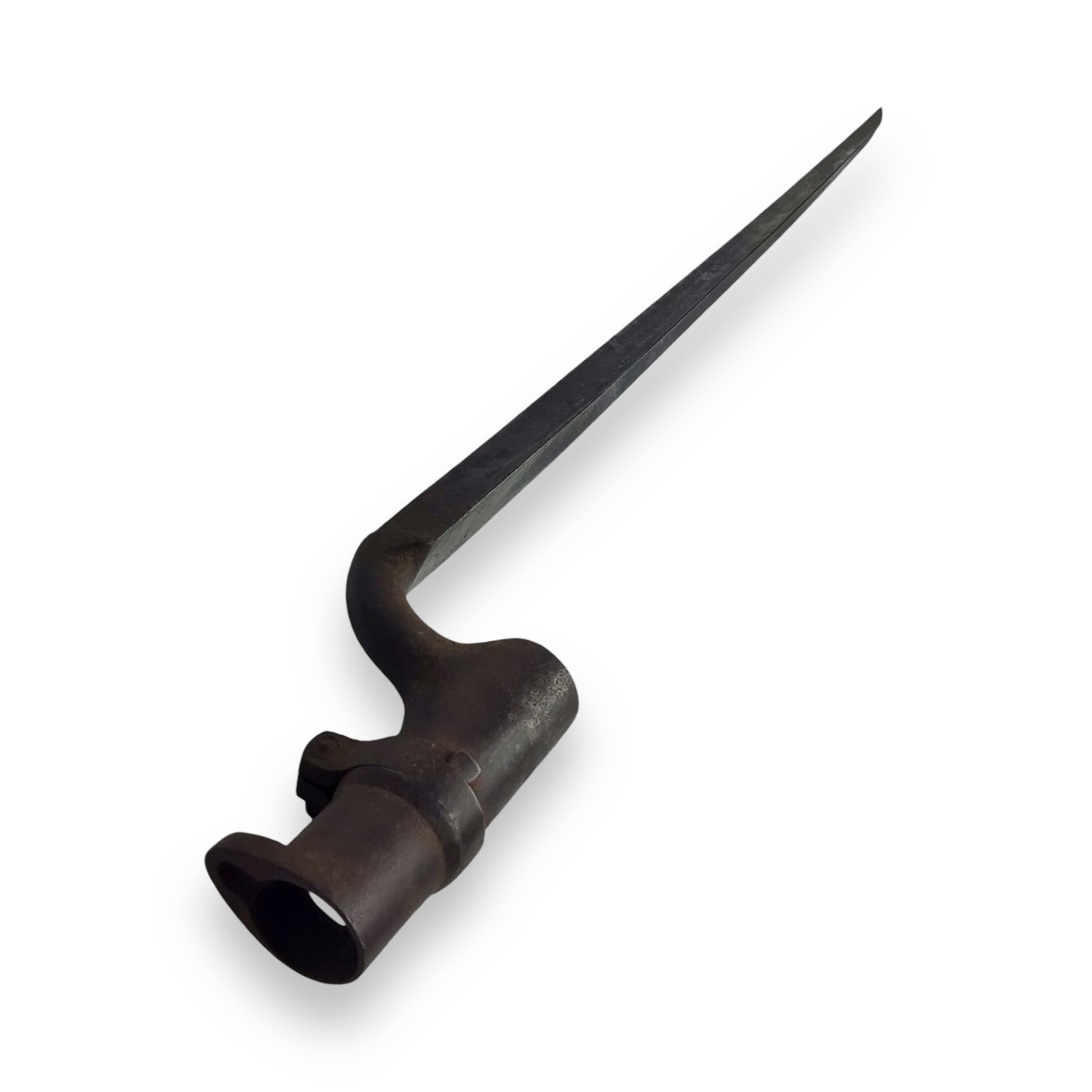 U.S. Civil War Bayonet w/ Holster & Rare Leather Belt Hanger – 19th Century