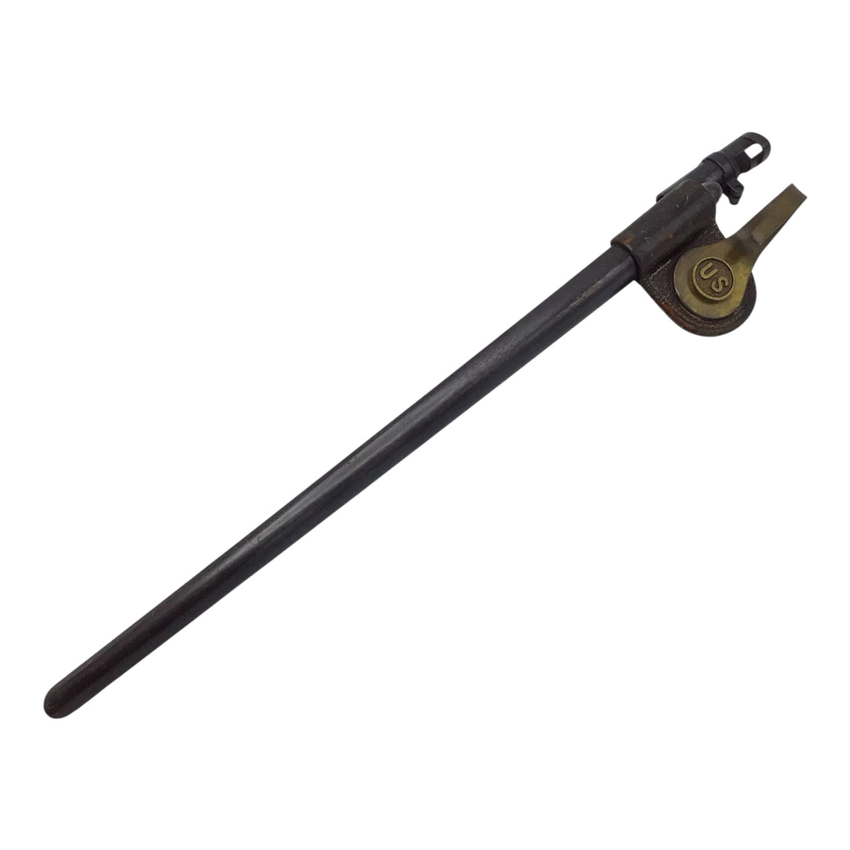 U.S. Model 1873 Springfield Trapdoor Socket Bayonet with Brass Hook Scabbard