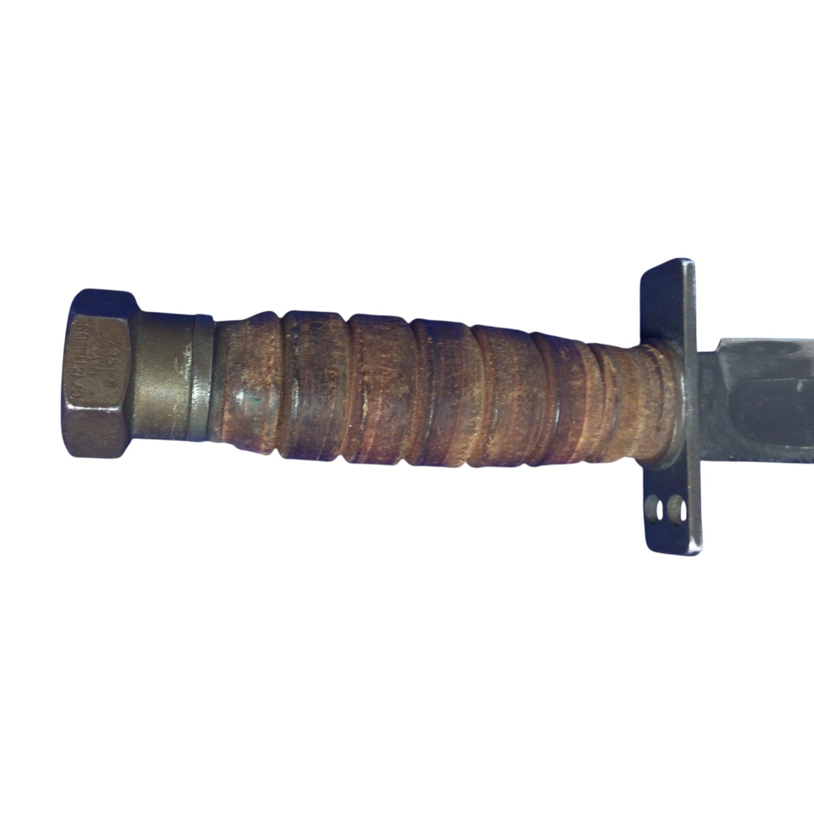 U.S. Vietnam War 1967 Camilus Pilot Survival Knife w/ Sheath & Sharping Stone